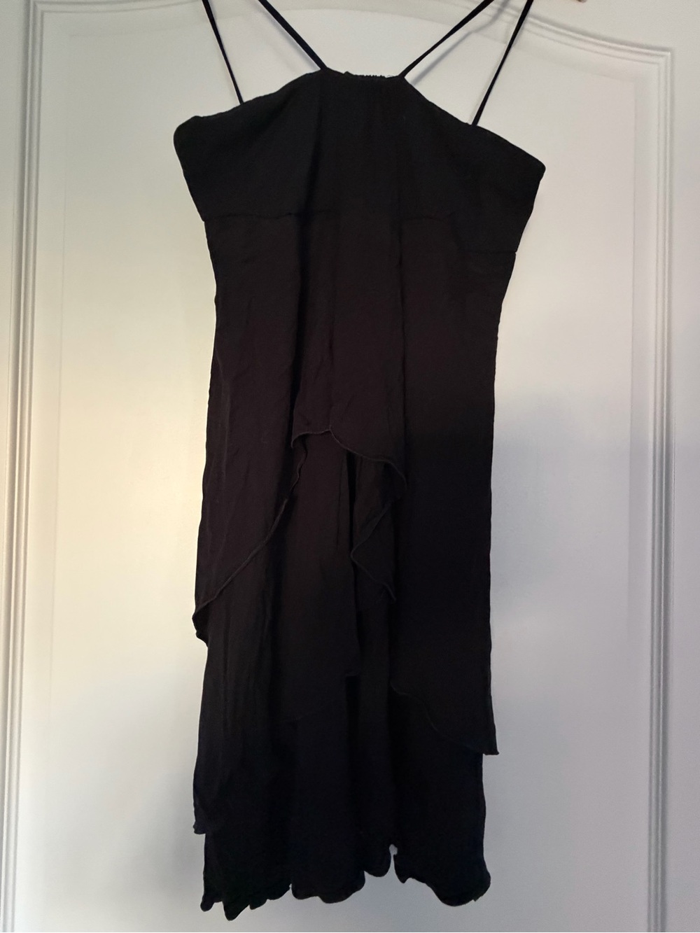 Carla G short black dress